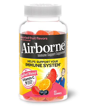 Assorted Fruit Flavored Immune Support Gummies