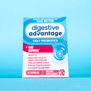 DIGESTIVE ADVANTAGE® Daily Probiotics + Gas Defense