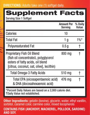 MegaRed Advanced 6X Better absorption 800mg